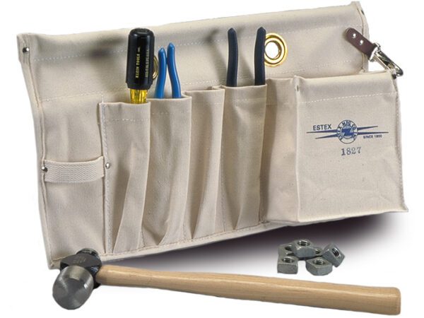 Aerial Tool Apron, Canvas, 20.5"L x 4"W x 10.5"H