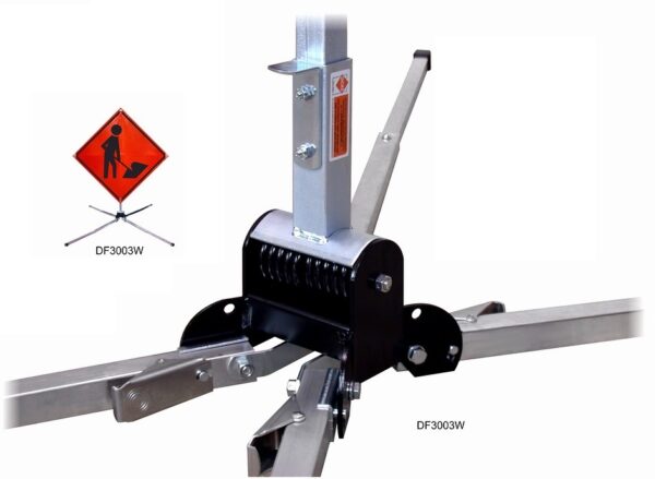 DynaFlex Sign Stand, Screwlock, Roll-Up