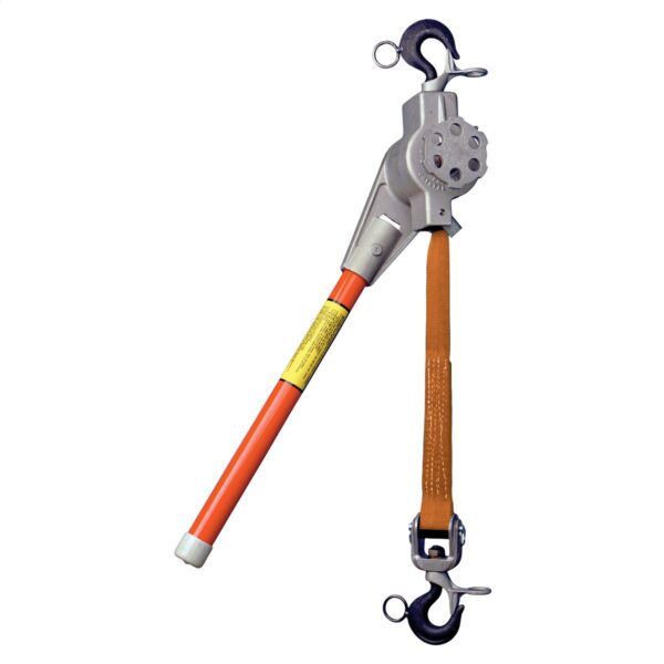 1 Ton Regular Handle Nylon-Strap Ratchet Hoist