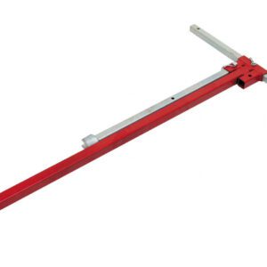 Red adjustable T-shaped metal alignment tool