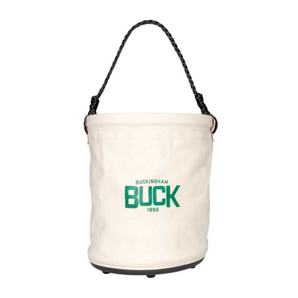 12" x 15" Canvas Bucket (Hard Bottom) with Inner Pocket (No Swivel Snap) - 1217