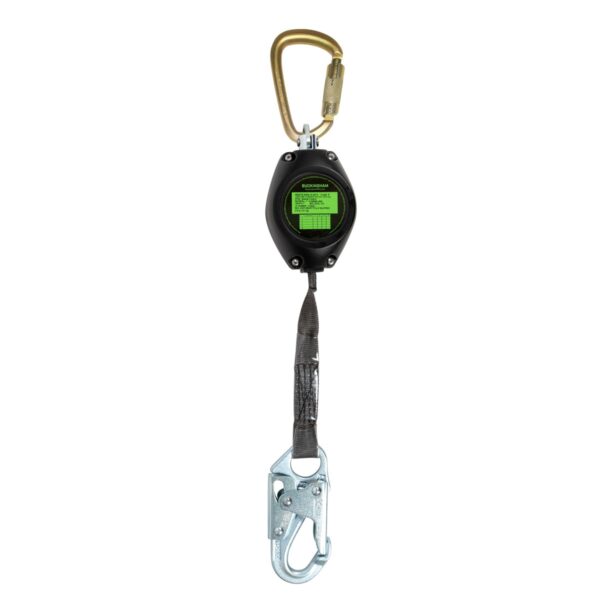 7' BuckLimiter™ with Steel Carabiner and Steel Snap - 6008-74DV - Image 2