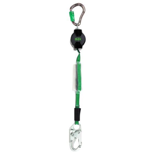 6' Mini BuckLimiter™ with Aluminum Carabiner and Steel Snap - 6009-64AV