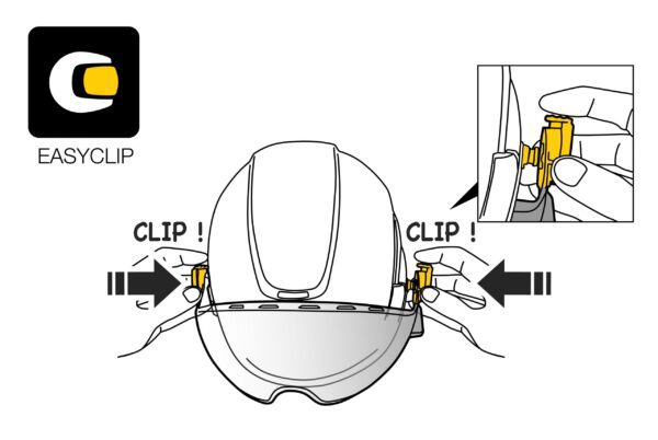 VIZEN MESH full face shield for tree care for VERTEX & STRATO, ANSI, easyclip attachment system - Image 3