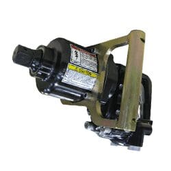 Compact electric winch motor with bracket