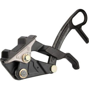 Cable pulling grip with handle.