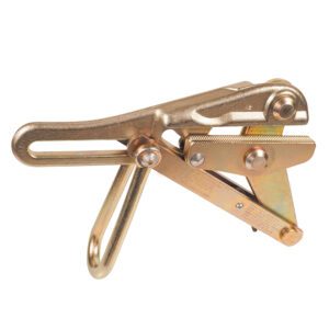 Zinc-coated wire pulling grip clamp