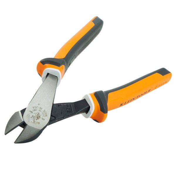 Diagonal Cutting Pliers, Insulated, Angled Head, 8-Inch - Image 2