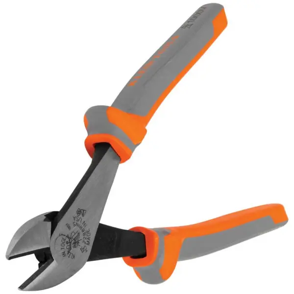 Diagonal Cutting Pliers, Insulated, High Leverage, 8-Inch - Image 6