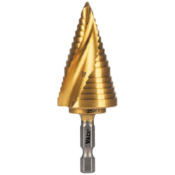 2-Step Drill Bit, Double-Fluted, 7/8-Inch to 1-1/8-Inch