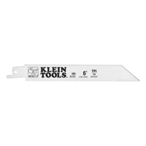 Klein Tools 6-inch metal reciprocating saw blade