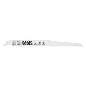Klein Tools reciprocating saw blade, 9-inch.