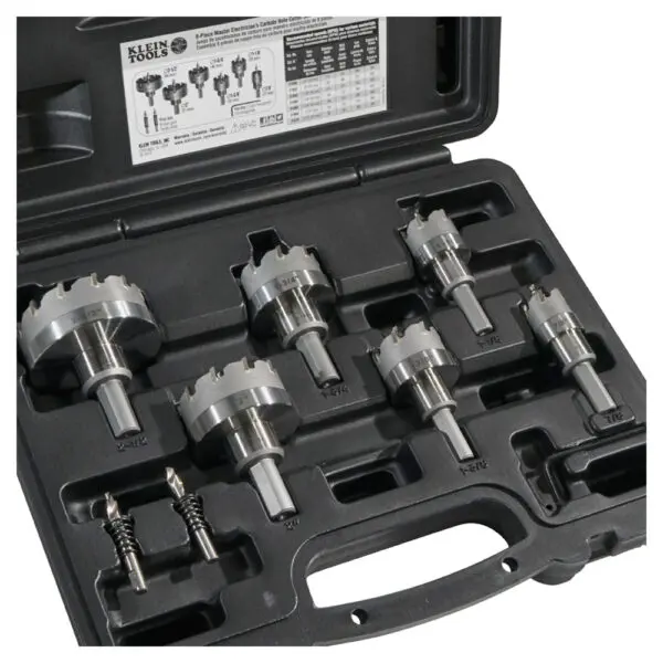 Hole Cutter Kit, Master Electrician Hole Cutter, 8-Piece - Image 6