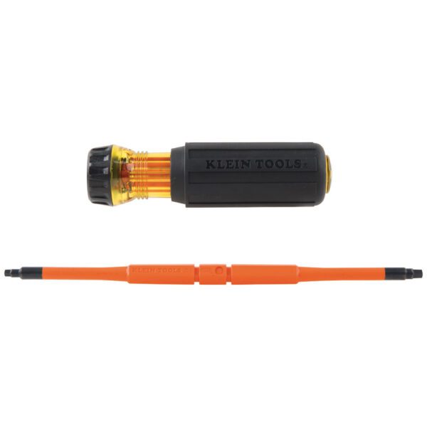 Flip-Blade Insulated Screwdriver, 2-in-1, Square Bit #1 and #2 - Image 6