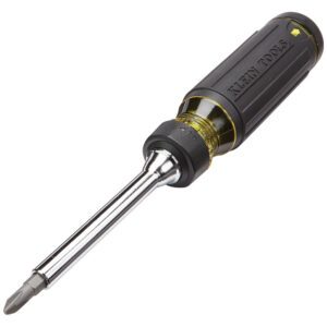 Klein Tools Phillips screwdriver with yellow accents