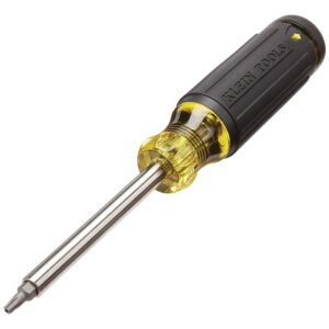 Klein Tools yellow and black screwdriver