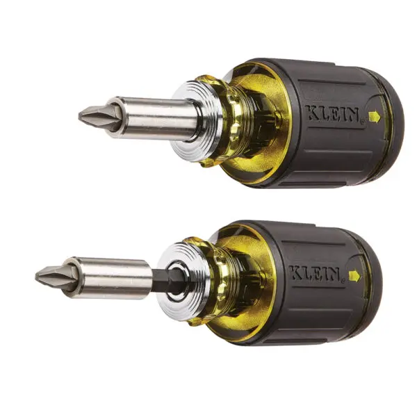 8-in-1 Multi-Bit Adjustable Length Stubby Screwdriver - Image 2