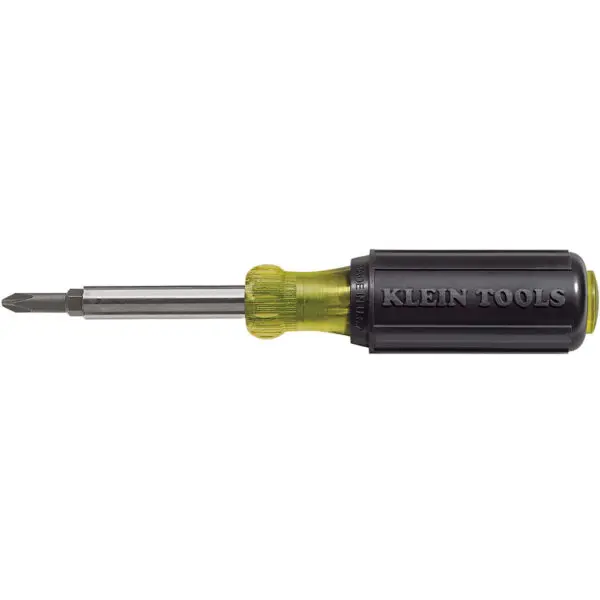 Multi-Bit Screwdriver / Nut Driver, 5-in-1, Phillips, Slotted Bits