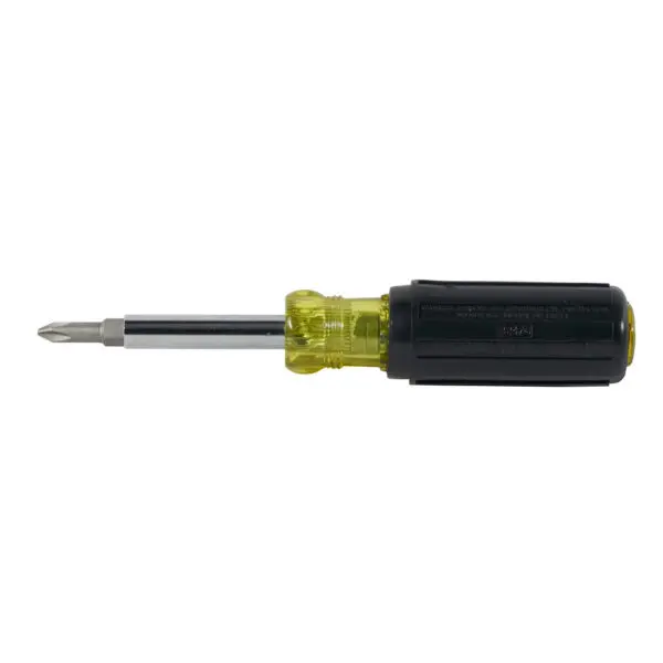 Multi-Bit Screwdriver / Nut Driver, 5-in-1, Phillips, Slotted Bits - Image 4