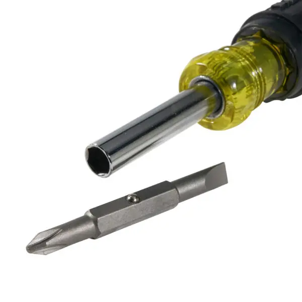 Multi-Bit Screwdriver / Nut Driver, 5-in-1, Phillips, Slotted Bits - Image 5