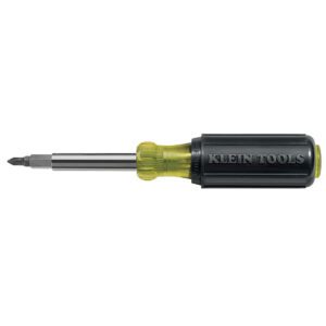 Yellow-and-black Klein Tools Phillips screwdriver