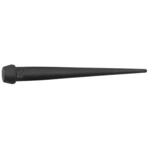 Black tapered pin punch tool