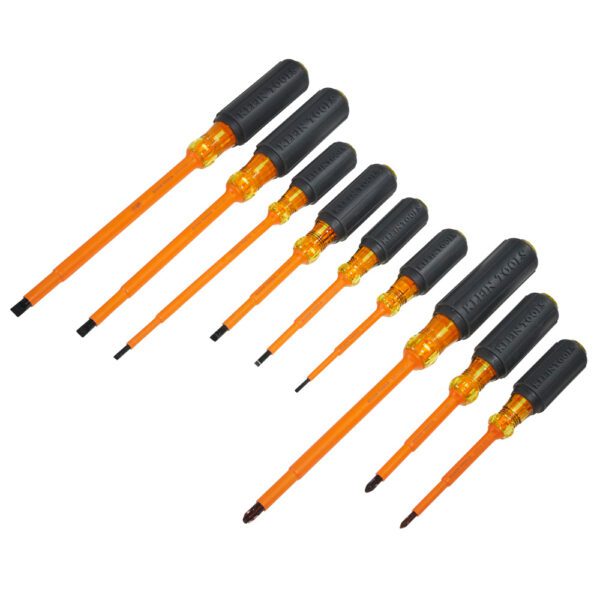 Screwdriver Set, 1000V Insulated Slotted and Phillips, 9-Piece - Image 2