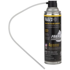 Klein Tools foam wire pulling lubricant can.