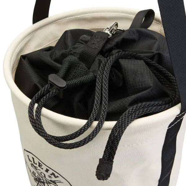 Canvas Bucket with Drawstring Close, 22-Inch - Image 2