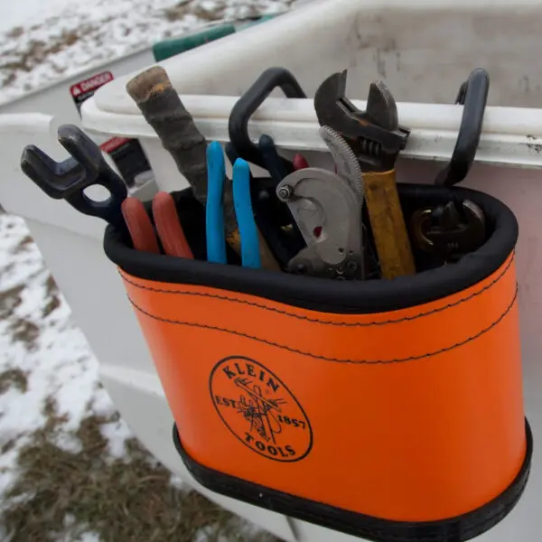 Hard-Body Bucket, 14 Pocket Oval Bucket with Kickstand - Image 3