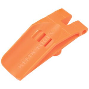 Orange plastic tool with "Klein Tools" branding.