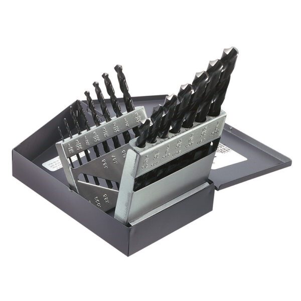 Regular-Point Drill-Bit Set, 15-Piece