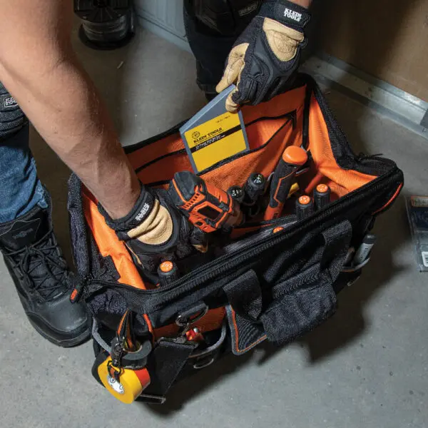 Tool Bag, Tradesman Proâ„¢ Wide-Open Tool Bag, 42 Pockets, 16-Inch - Image 3