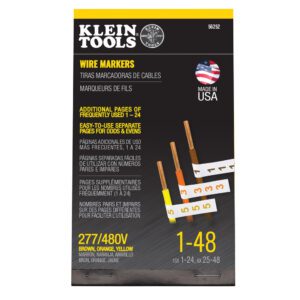 Klein Tools wire marker label pack