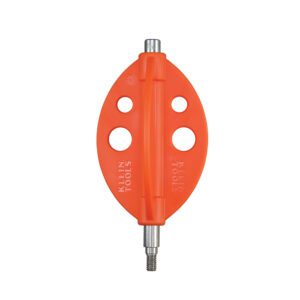 Orange Klein Tools adjustable wrench.