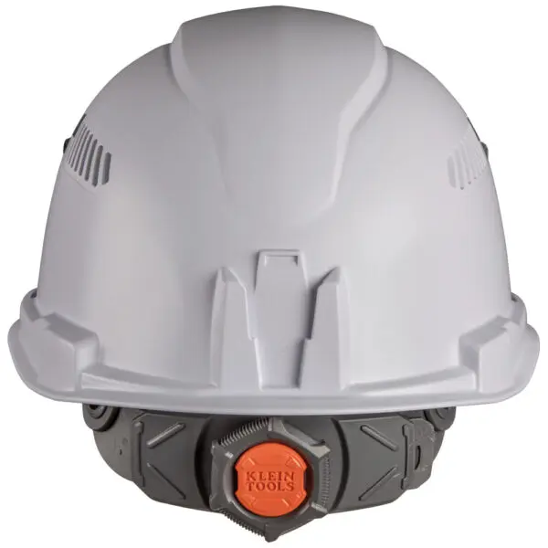 Hard Hat, Vented, Cap Style with Rechargeable Headlamp, White - Image 5