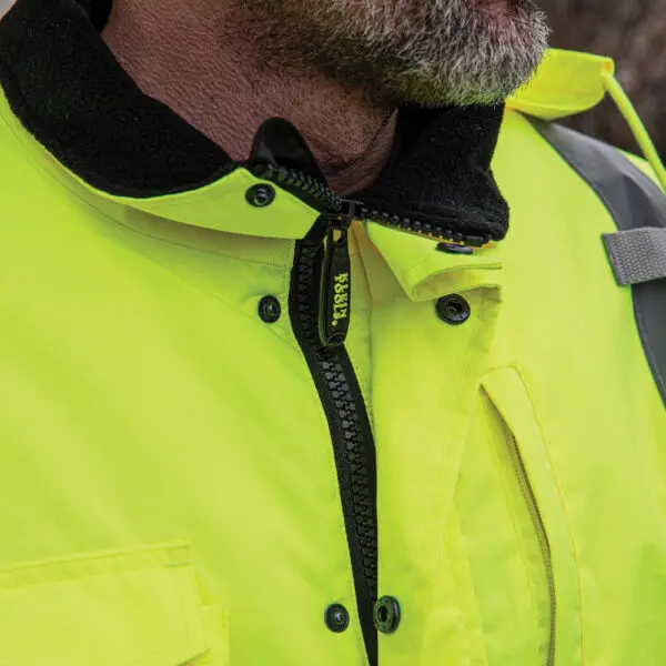 High-Visibility Winter Bomber Jacket, 3XL - Image 2