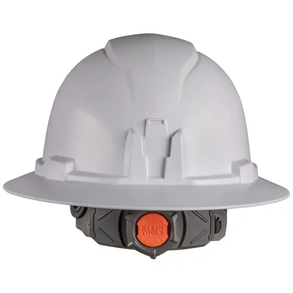 Hard Hat, Non-Vented, Full Brim with Rechargeable Headlamp, White - Image 6