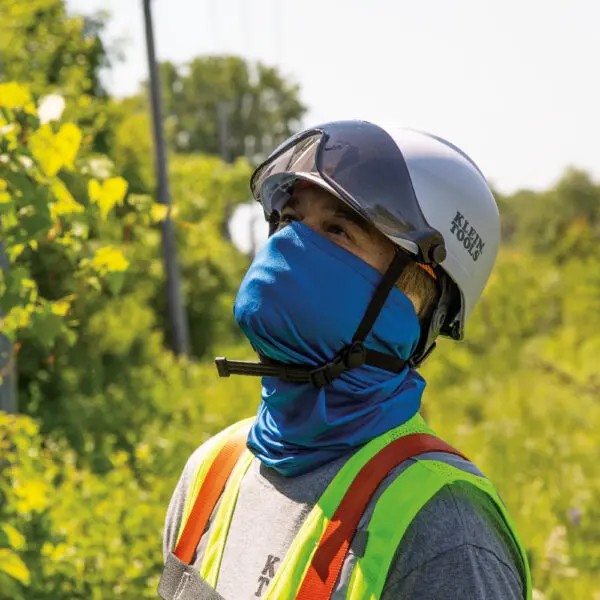 Neck and Face Cooling Band, Blue - Image 2