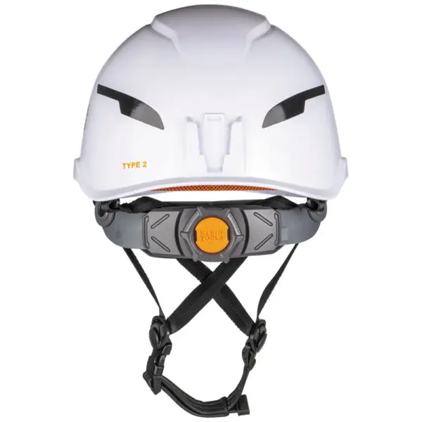 Safety Helmet, Type-2, Non-Vented Class E, with Rechargeable Headlamp - Image 2