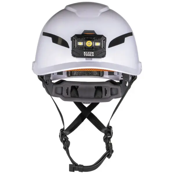 Safety Helmet, Type-2, Non-Vented Class E, with Rechargeable Headlamp - Image 4