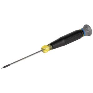 Long Phillips screwdriver with black handle