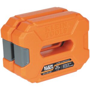 Orange Klein Tools ice pack container.