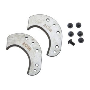 ACSR crescent mounting plates with screws