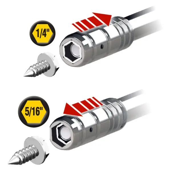 2-in-1 Nut Driver, Hex Head Slide Driveâ„¢, 6-Inch - Image 5