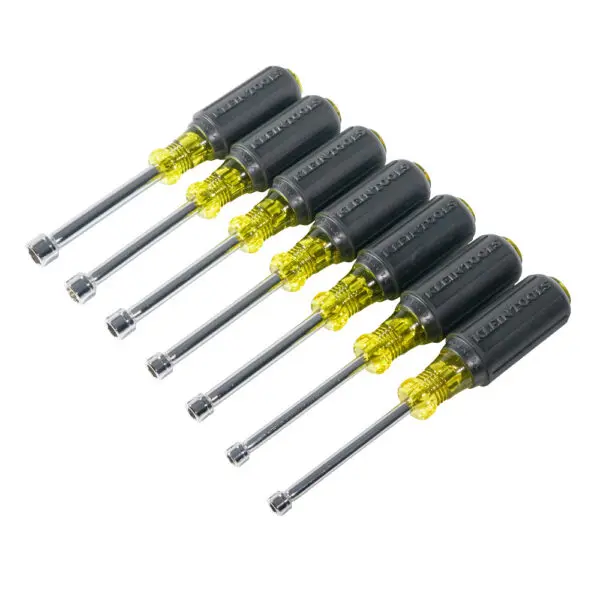 Nut Driver Set, Metric Nut Drivers, 3-Inch Shafts, 7-Piece - Image 4