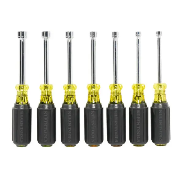 Nut Driver Set, Metric Nut Drivers, 3-Inch Shafts, 7-Piece - Image 5