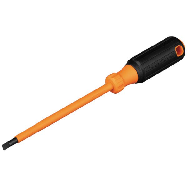 Insulated Screwdriver, 1/4-Inch Cabinet, 6-Inch Round Shank