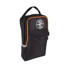 Black Klein Tools zippered tool pouch