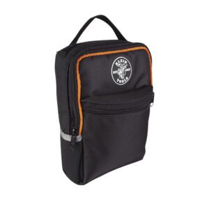 Black Klein Tools zippered tool pouch
